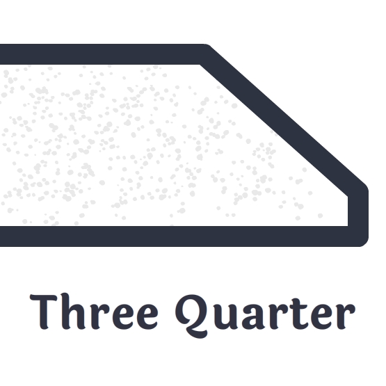 Three Quarter Bevel