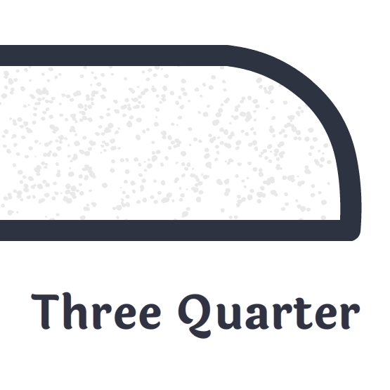 Three Quarter Bullnose